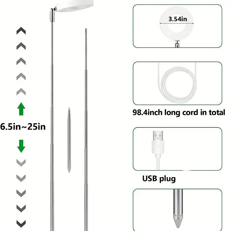 LED 성장 빛 전체 스펙트럼 식물 램프 조정 가능한  - Plant Growth Regulator 리뷰 및 가격