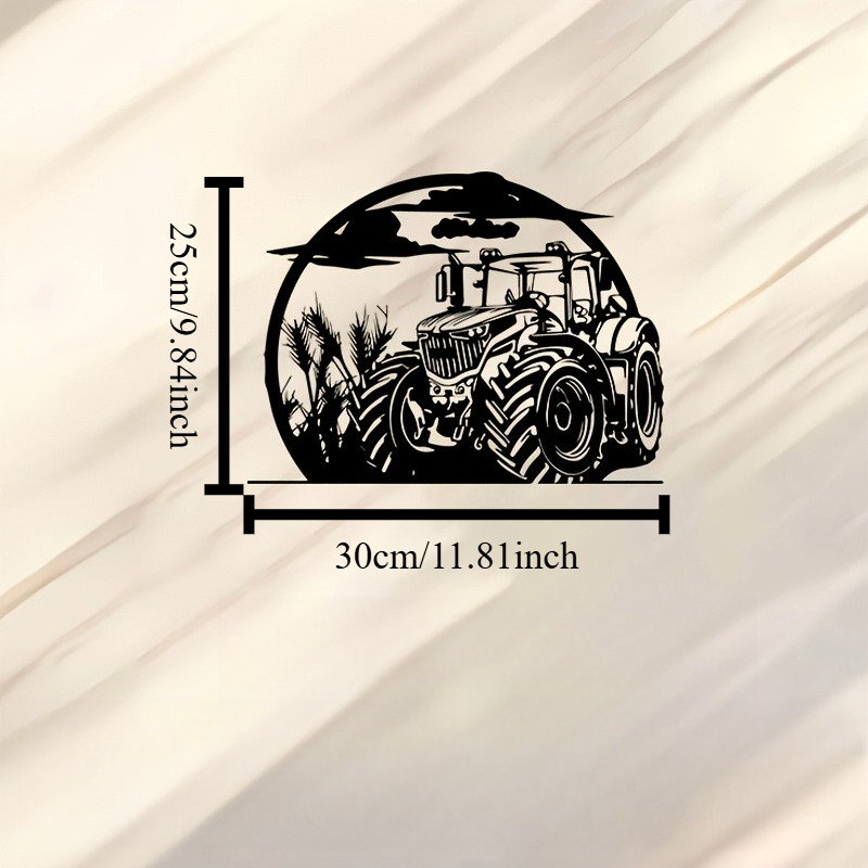 브랜드 러스틱 트랙터 금속 벽 장식 농가 철 조각품 빈 - Agriculture Farm House 리뷰 및 가격